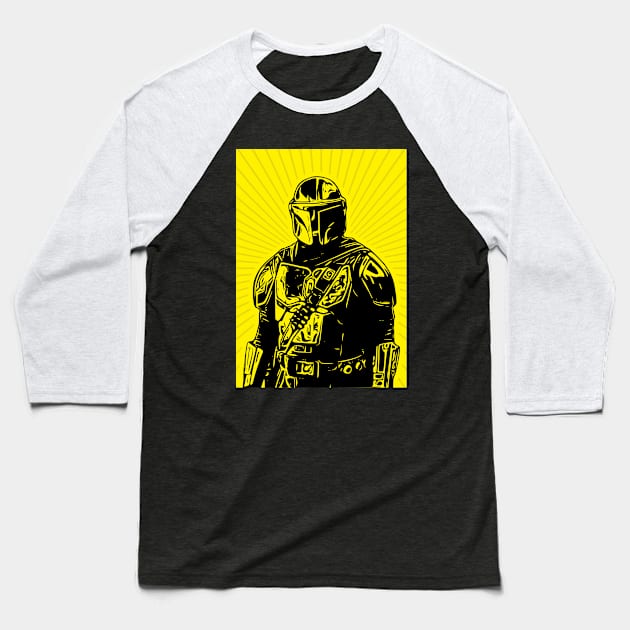 Helldivers Pop Art Baseball T-Shirt by ahmadzakiramadhan